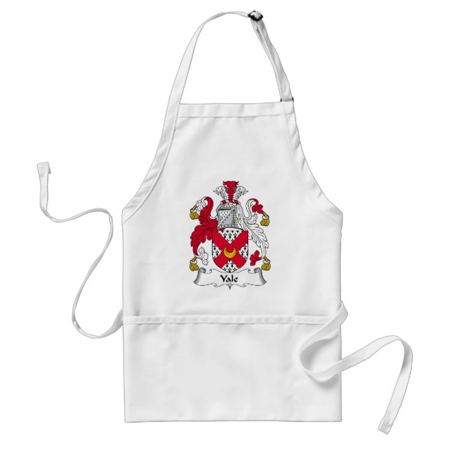 Yale Family Crest Adult Apron (Front)