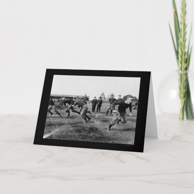 Yale Football Practice 1912 Card (Front)