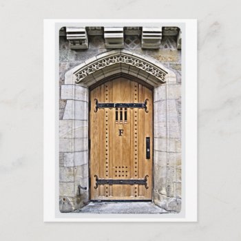 Yale Gothic Door F Postcard by Aviateros at Zazzle