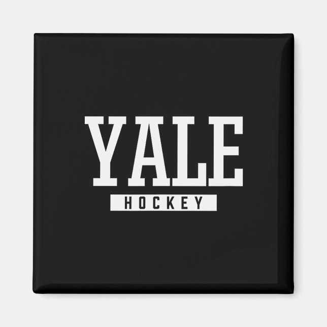 Yale High School Hockey  Magnet (Front)