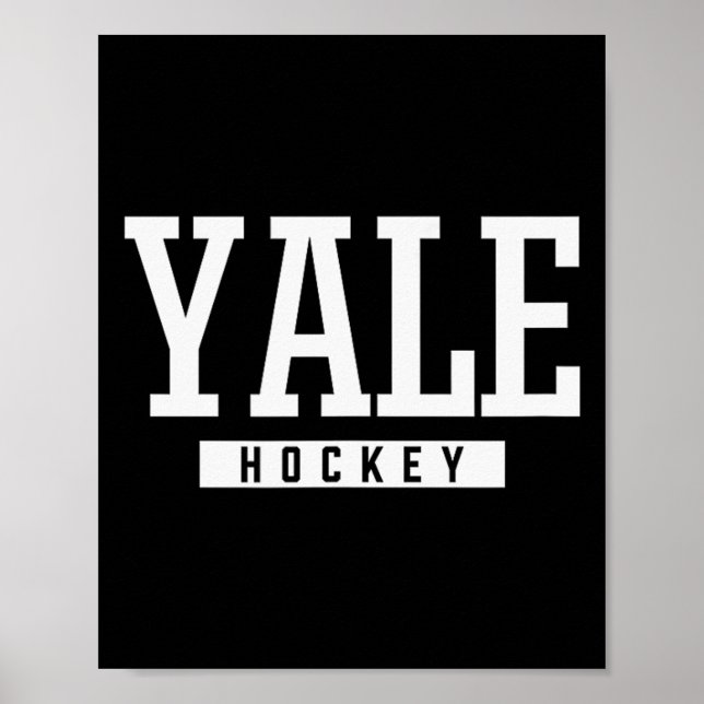 Yale High School Hockey  Poster (Front)