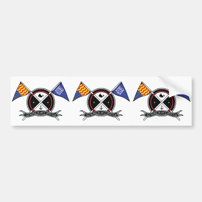 Yale School of Art & Yacht Club Sticker (Front)