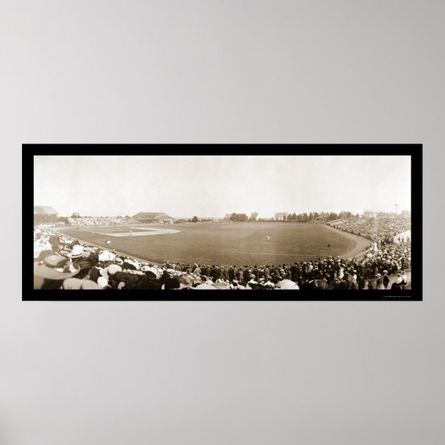 Yale vs. Princeton Baseball Photo 1904 Poster (Front)