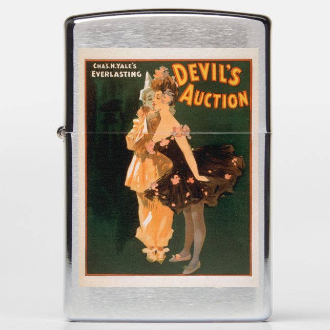 Yale's Everlasting Devil's Auction Play Zippo Lighter (Front)