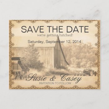 Y'all Come Save The Date Id651 Announcement Postcard by iiphotoArt at Zazzle