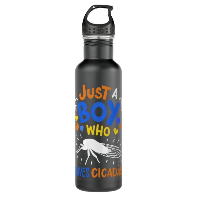Yall Mind If I Scream Cicada Singing Cicada Stainless Steel Water Bottle (Front)