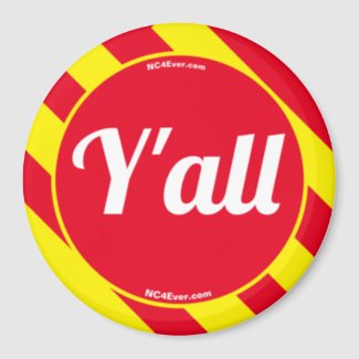 Y'all Red/Yellow Magnet