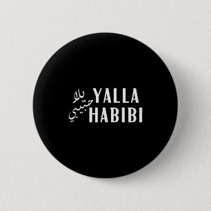 Yalla Habibi Arabic Muslim Honeymoon Valentines Da Button