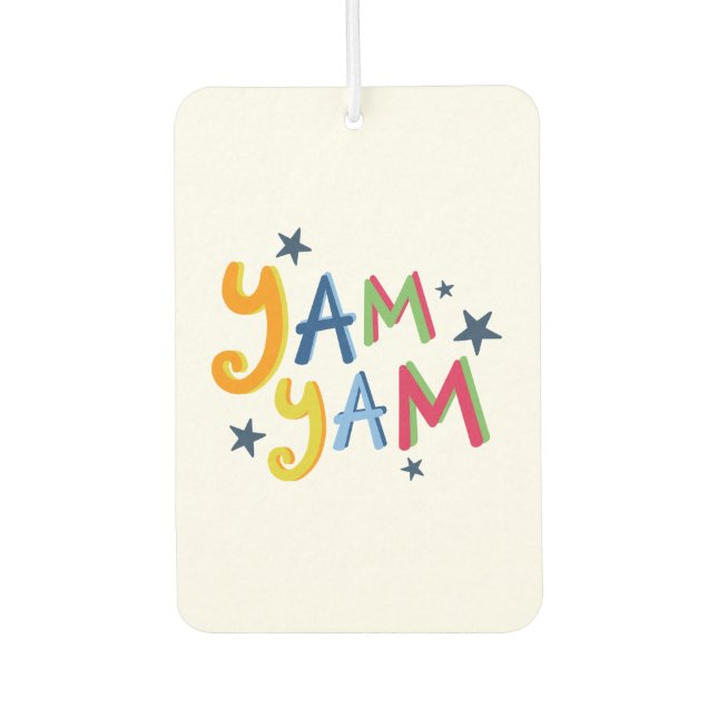 Yam Yam Black Country  Air Freshener (Front)