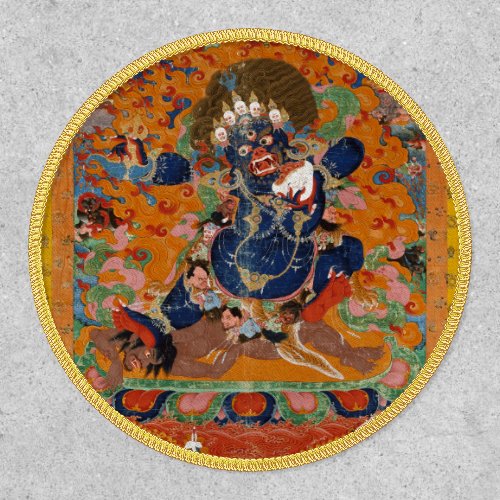 Yama Tibetan Buddhist Deity Patch