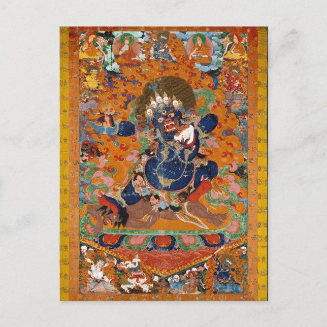 Yama Tibetan Buddhist Deity Postcard (Front)