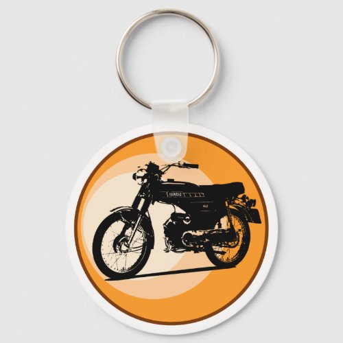 Yamaha FS1E FIZZY Classic moped Keychain