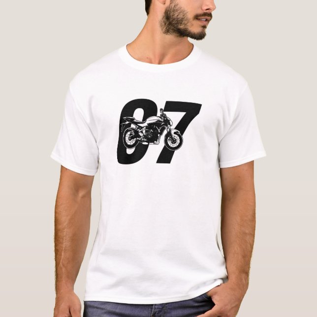 Yamaha MT-07 FZ-07 Motorcycle MT07 FZ07 T-Shirt (Front)