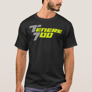 Yamaha Tenere 700 Logo Gray-Yellow Classic T-Shirt