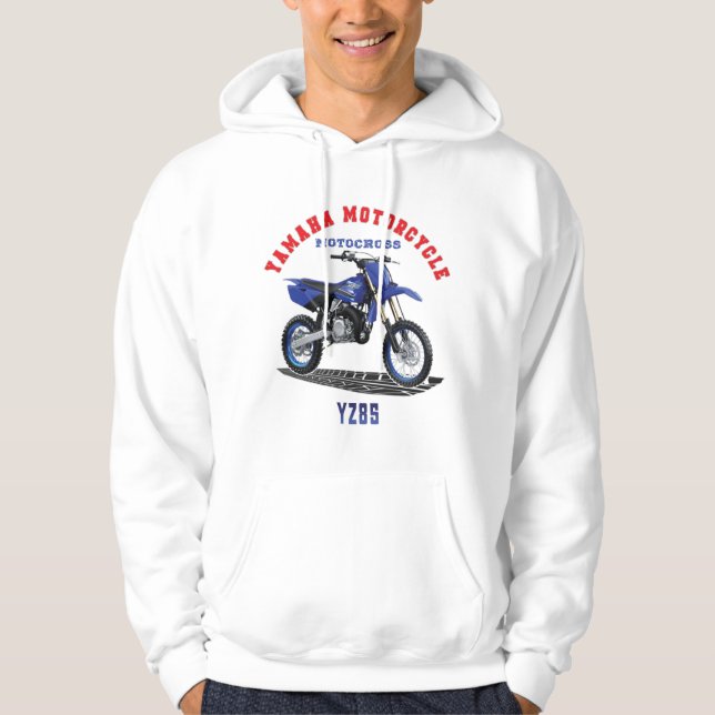 YAMAHA YZ85 Custom Designer Apparel T-Shirt Hoodie (Front)