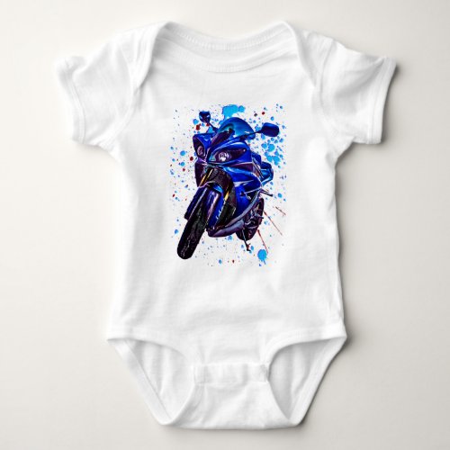 Yamaha YZF R1 Art Print Baby Bodysuit