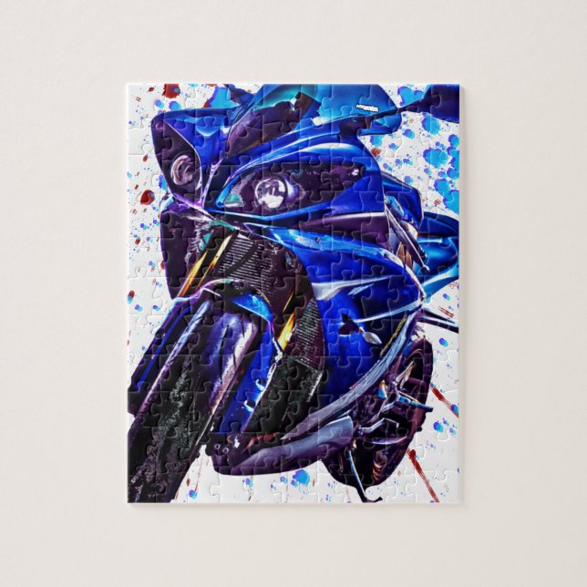 Yamaha YZF R1 Art Print Jigsaw Puzzle (Vertical)
