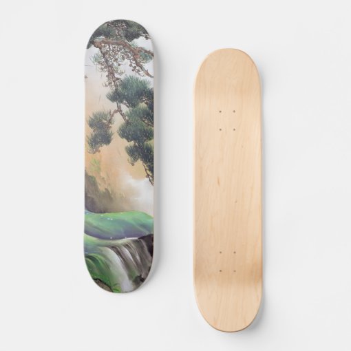 Yamamoto Shunkyo - Spring of Mountain Skateboard Deck | Zazzle