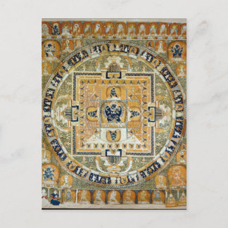 Yamantaka Vajrabhairava Tibetan Deity Mandala Postcard