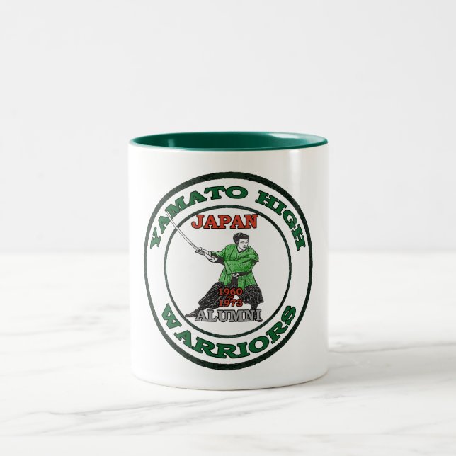 Yamato High School Japan Alumni Two-Tone Coffee Mug (Center)