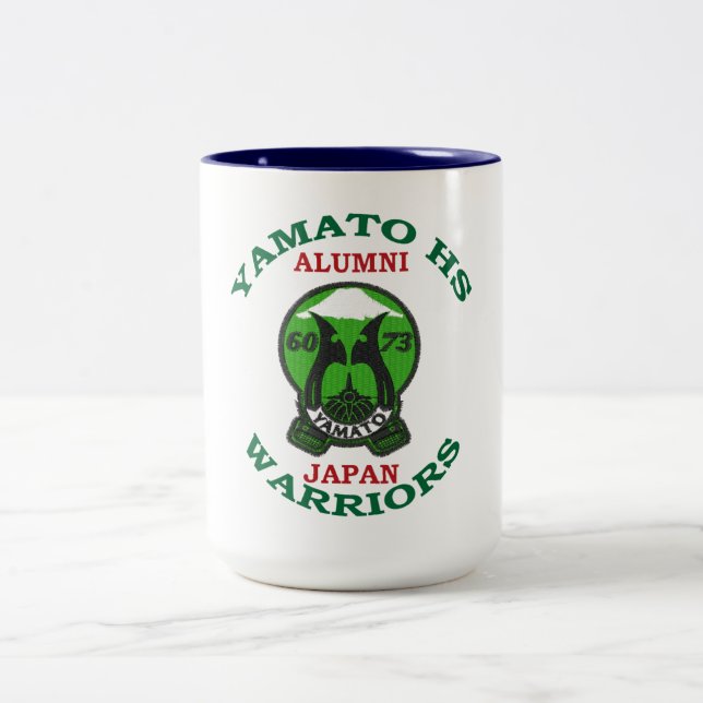 Yamato High School Japan   Two-Tone Coffee Mug (Center)