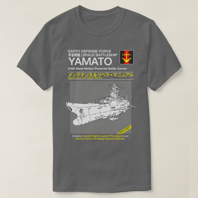 Yamato Service and Repair T-Shirt (Design Front)