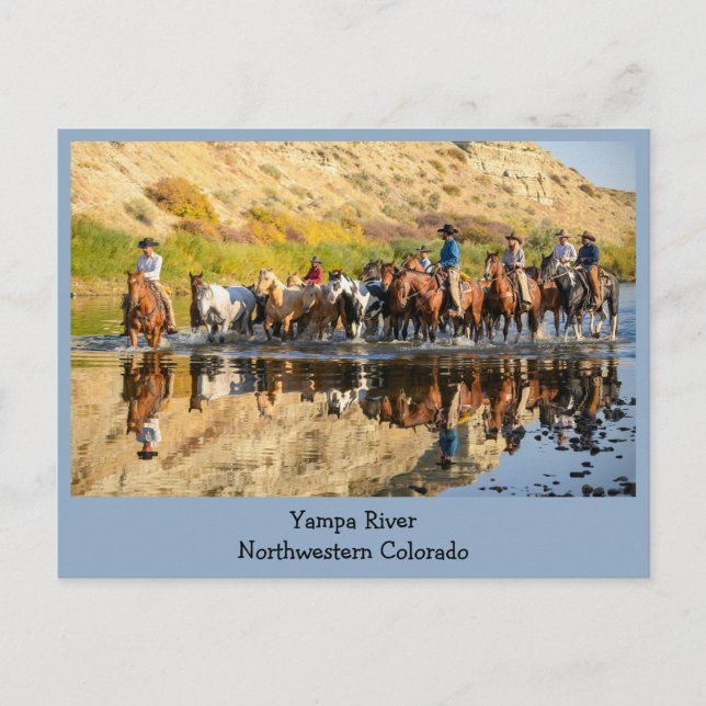 Yampa River - Western Travel Postcard (Front)
