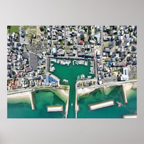 Yanagihara Port North of Matsuyama City Poster