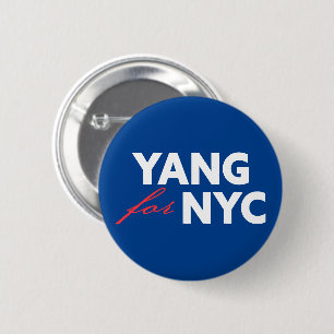 Yang for NYC New York City Mayor Election Support Button