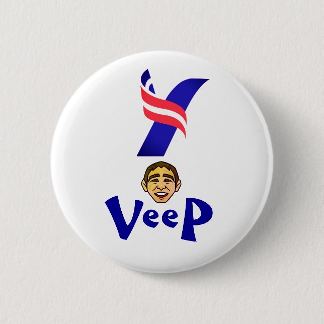 Yang for Veep Button (Front)