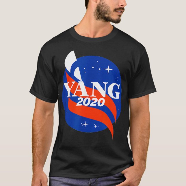 Yang Gang 2020 Space Yang for President Rally and  T-Shirt (Front)