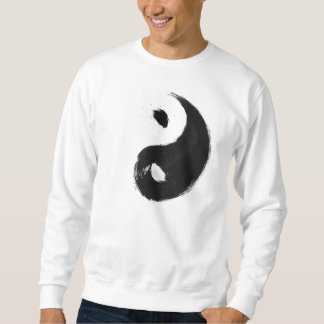 Yang - Ink Basic, White Suéter Sweatshirt