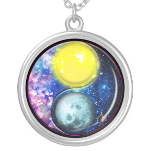 Yang-Yin / Sun-Moon Necklace