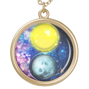 Yang-Yin / Sun-Moon Necklace