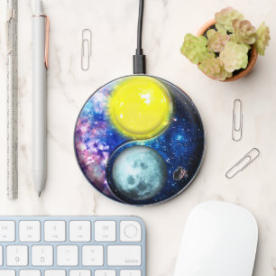Yang-Yin/Sun-Moon Wireless Charger