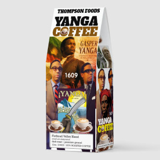 YANGA Roasted Coffee, 12oz Bag, Dark Roast, Flath Coffee