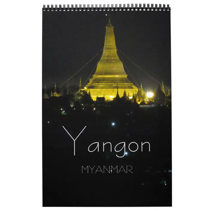 Myanmar Calendar 2023 Yangon Burma 2023 Calendar | Zazzle.com