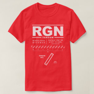 Yangon International Airport RGN T-Shirt