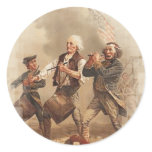 Yankee Doodle Classic Round Sticker