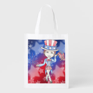 Dandy Bags Zazzle Yankee Doodle Dandy Reusable Grocery Bag