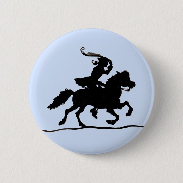 Yankee Doodle silhouette Button (Front)
