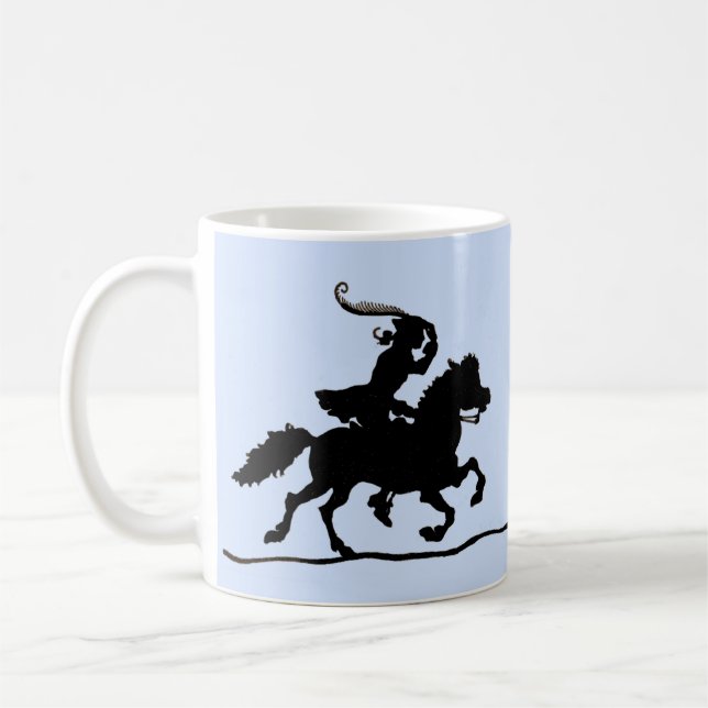 Yankee Doodle silhouette Coffee Mug (Left)