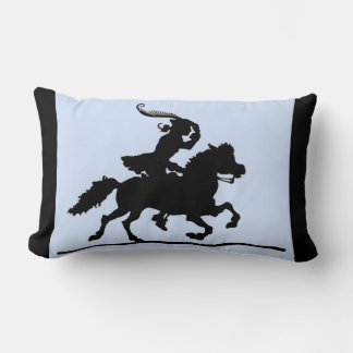 Yankee Doodle silhouette Lumbar Pillow
