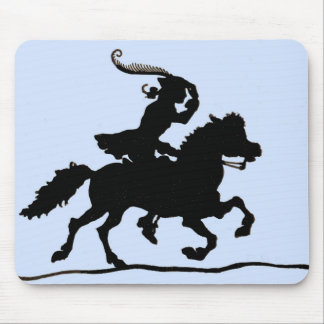 Yankee Doodle silhouette Mouse Pad