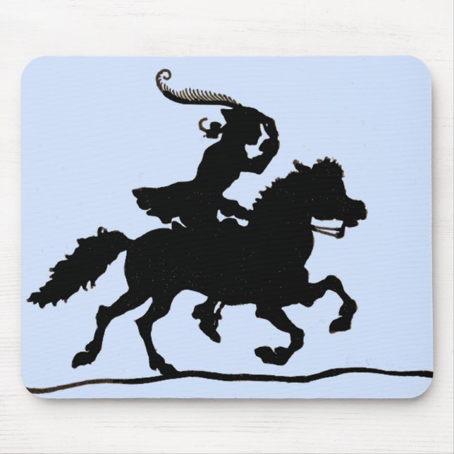 Yankee Doodle silhouette Mouse Pad (Front)