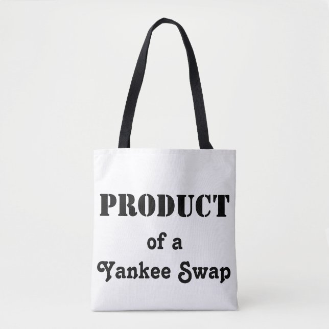Yankee Swap Gift Tote Bag (Front)