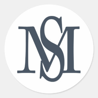 Yankees Baseball Logo Monogram Envelope Seal