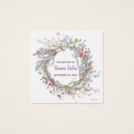 Yanna Koufets Card (Back)