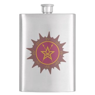 Yansã na irradiação de Xangô Flask