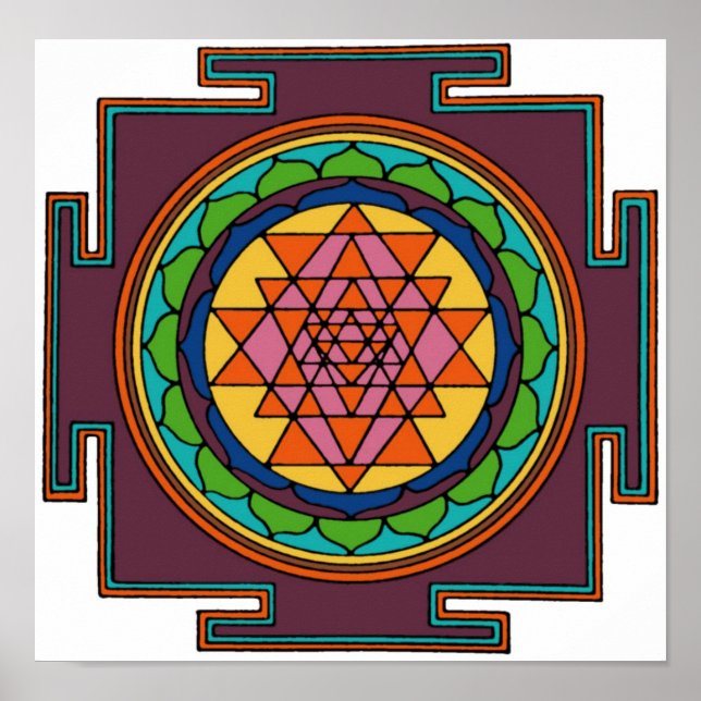 Yantra print (Front)